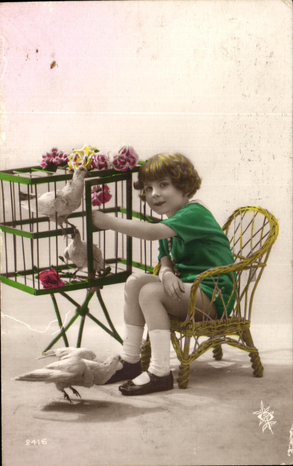 Palomas del nino de la fantasia de CPA