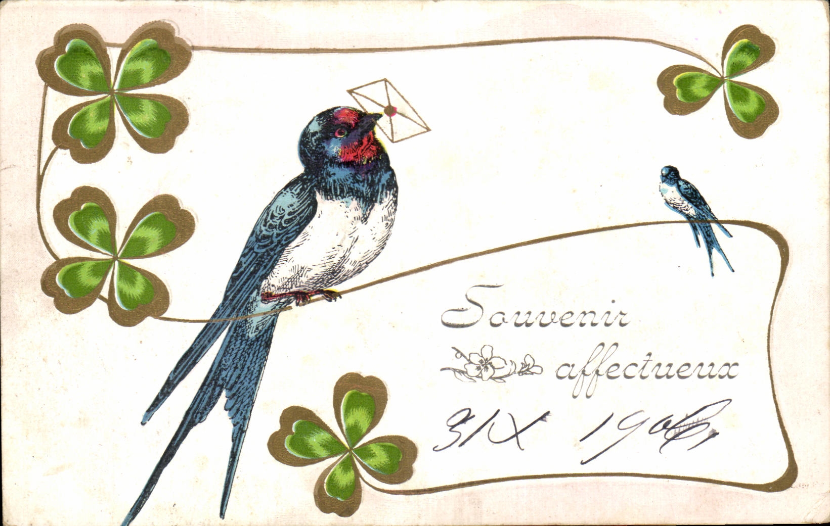 Trago del trebol de la fantasia de CPA