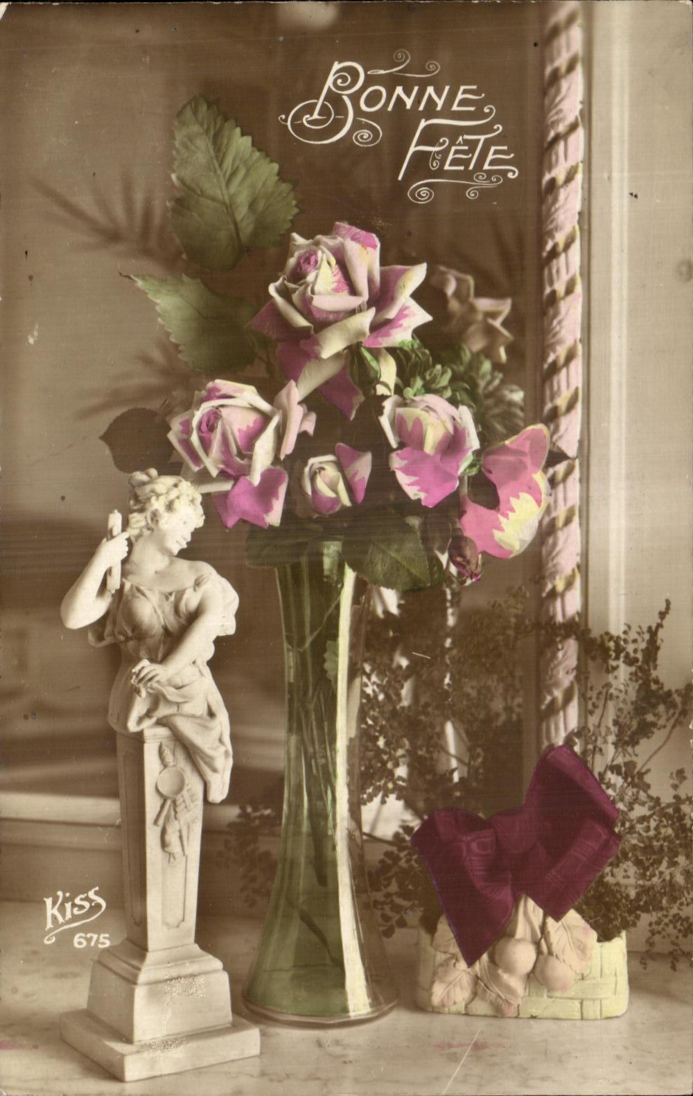 Flores de Santon de la fantasia de CPA