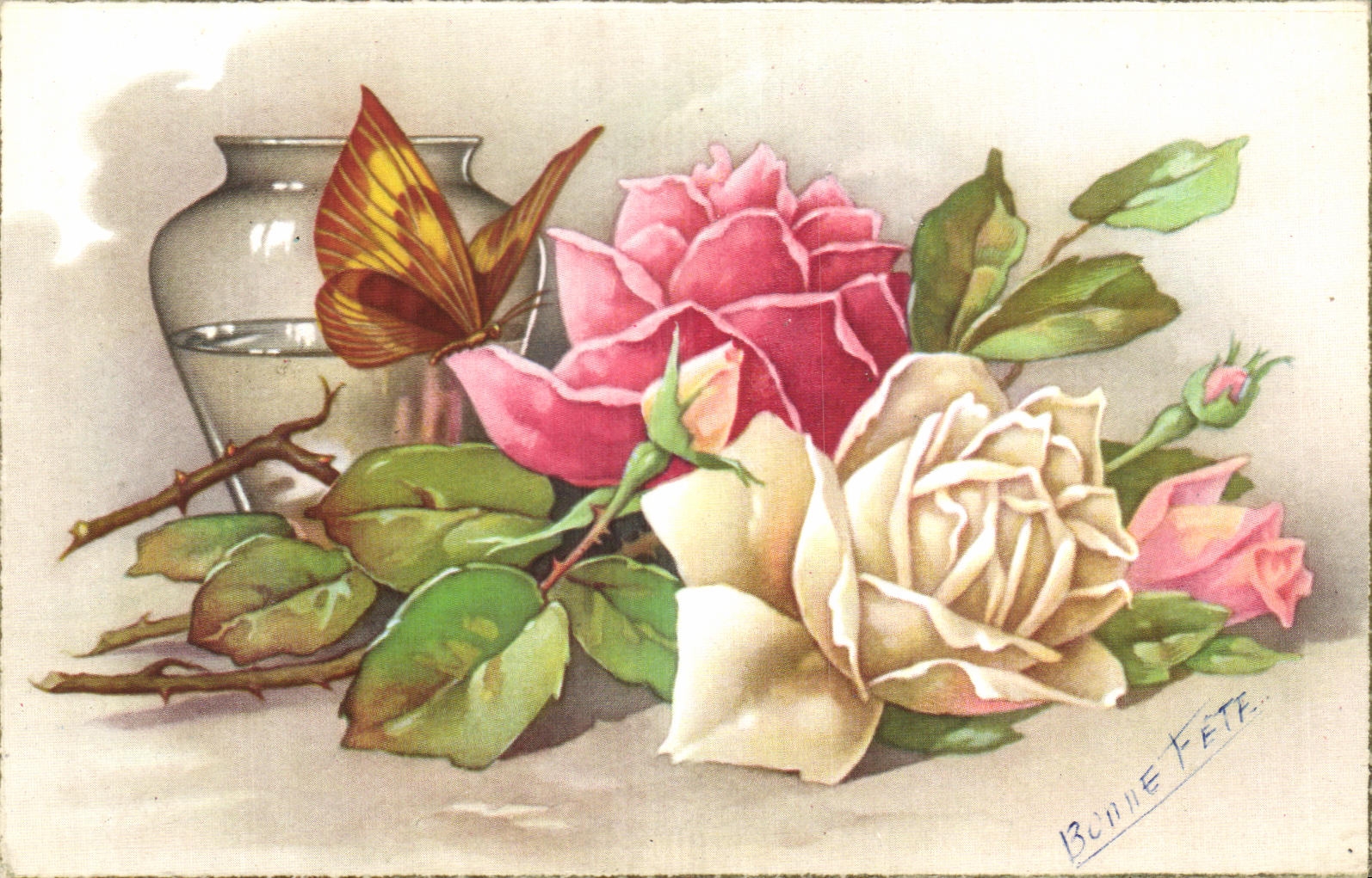 La fantasia de CPA florece la mariposa