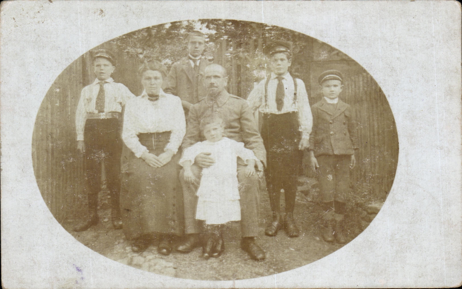 Real photo Langenberg Militaria