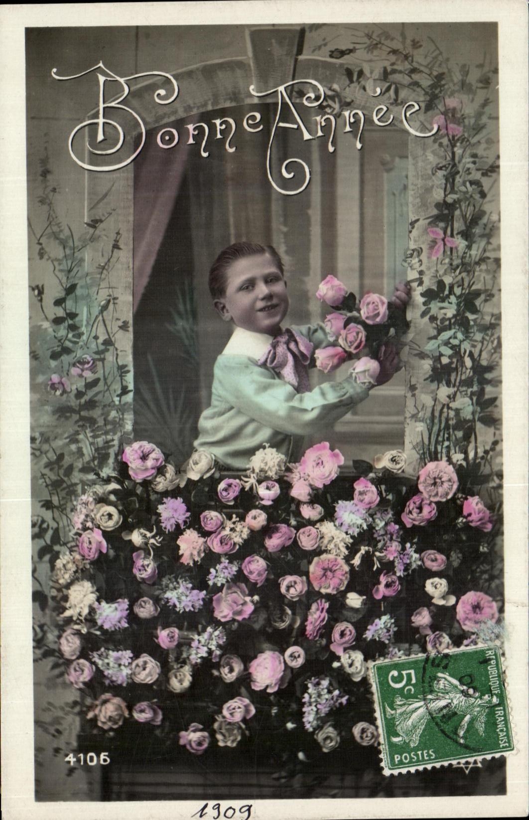 Flores del nino de la fantasia de CPA