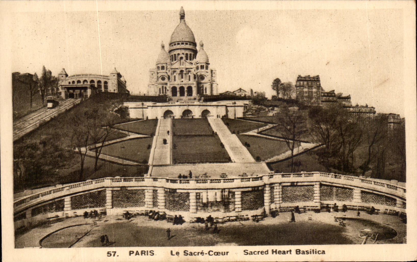 CPA Paris La Sacre Coeur Montmartre