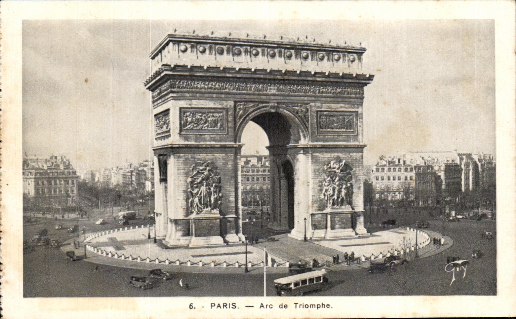 CPA Paris Arc De Triomphe