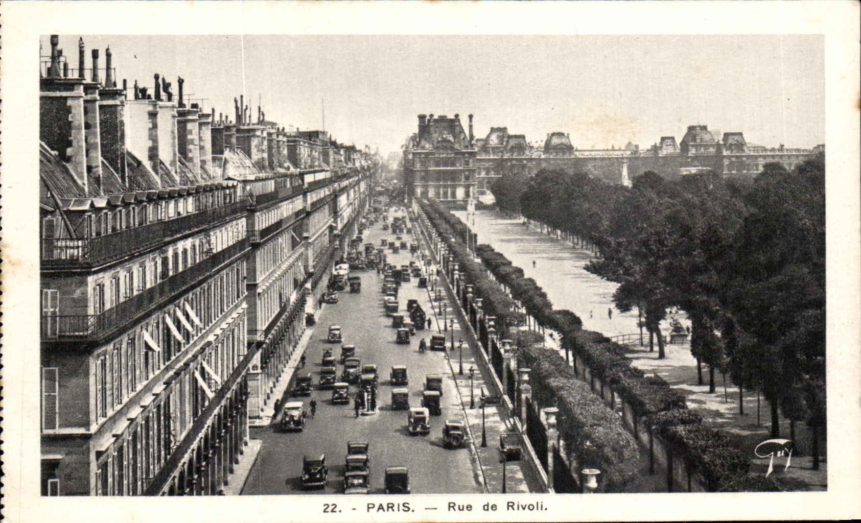 CPA Paris Street De Rivoli