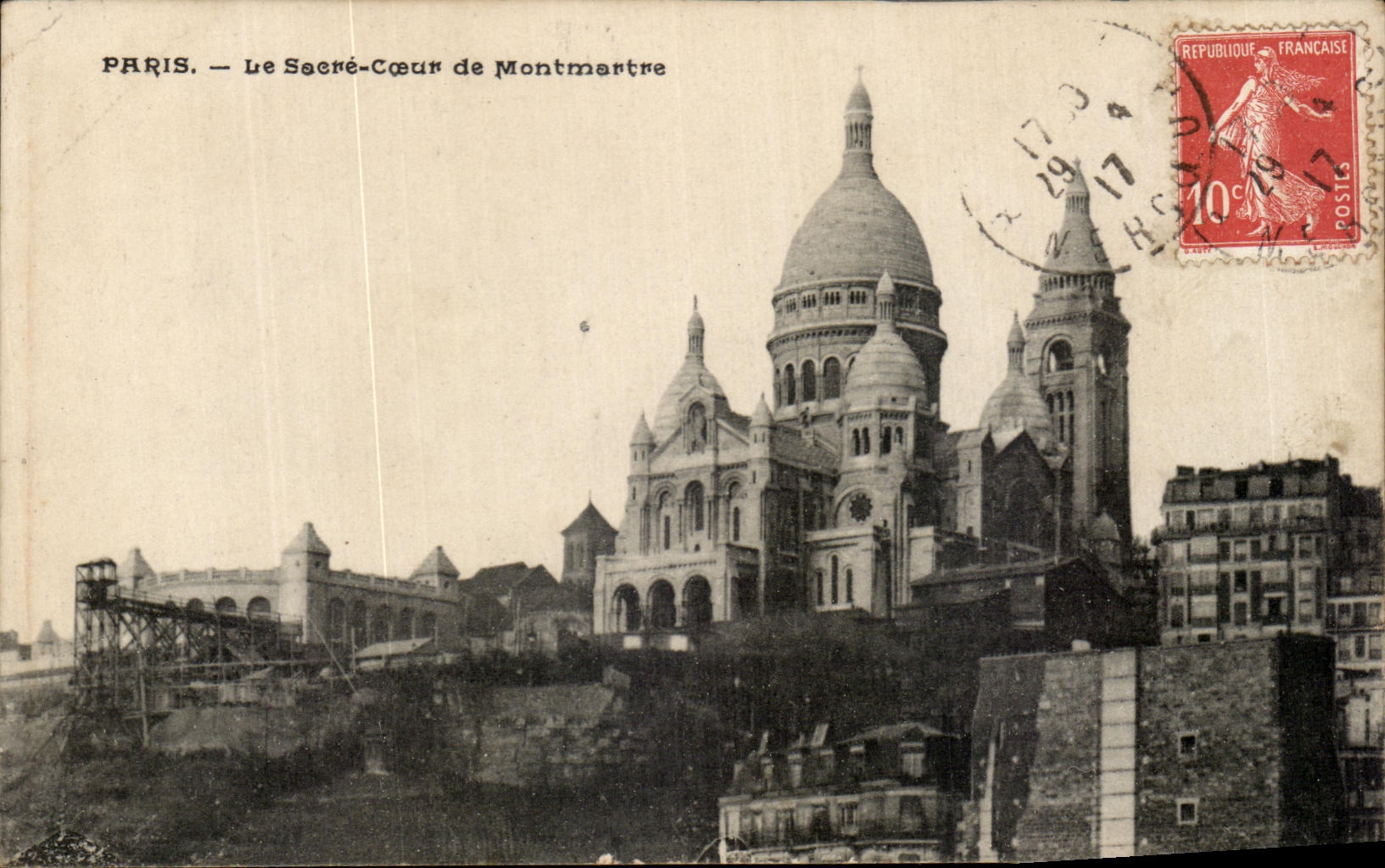 CPA Paris Le Sacre Coeur De Montmartre