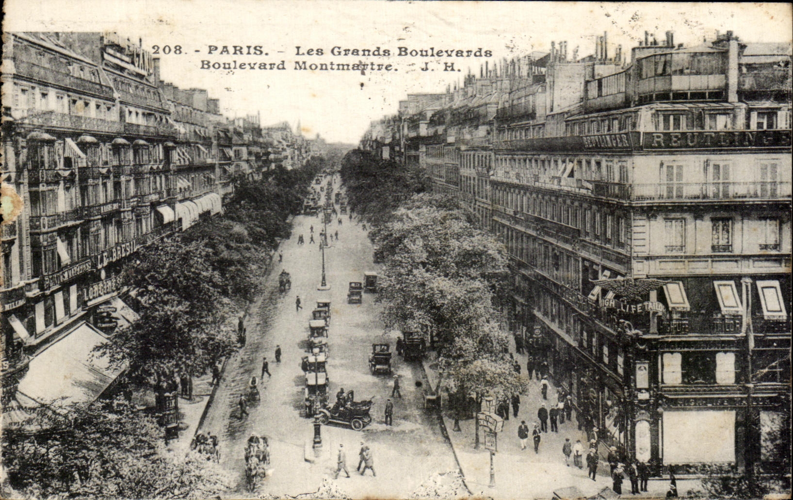 CPA Paris Les Grands Boulevards Boulevard Montmartre