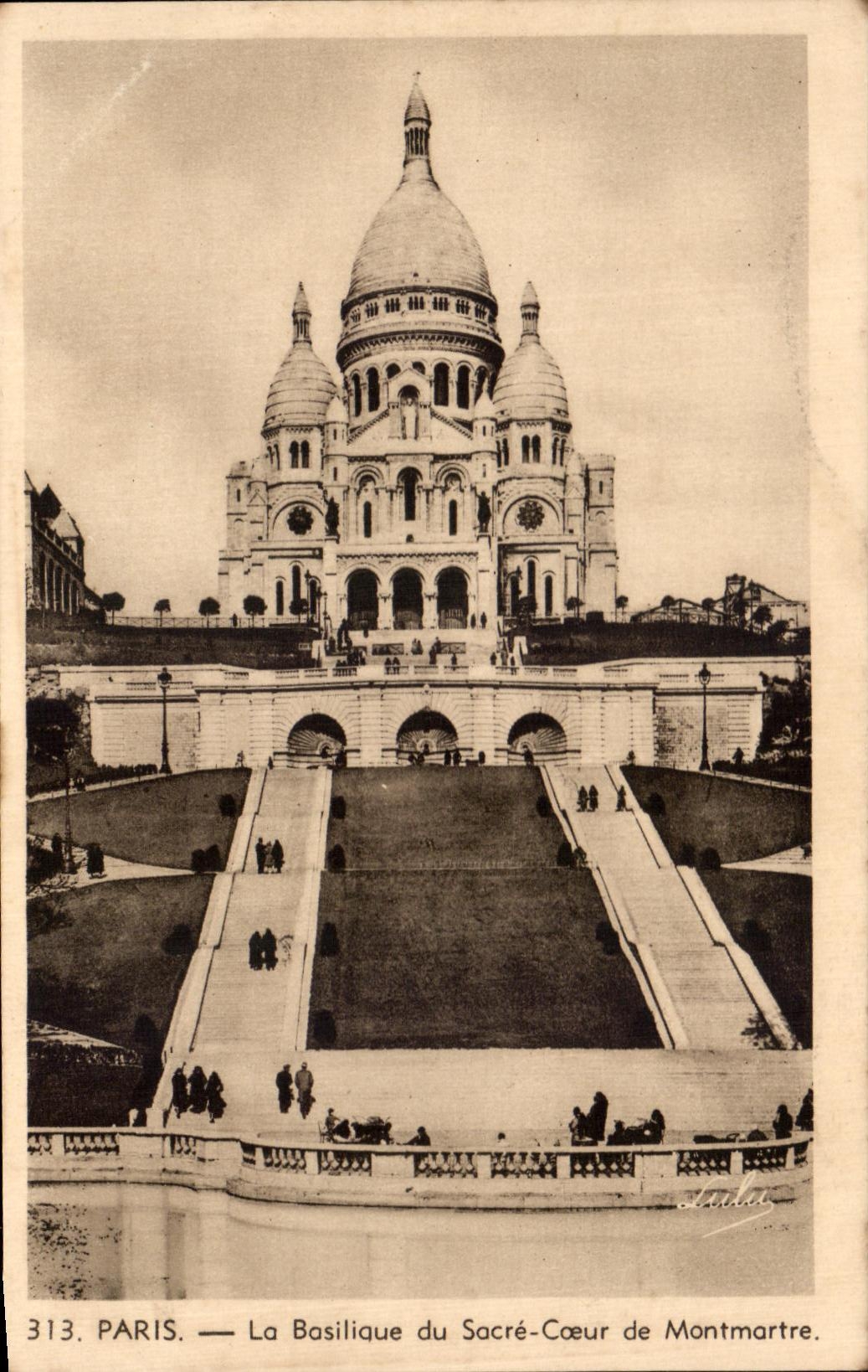 CPA Paris La Basilique Du Sacre Coeur De Montmartre