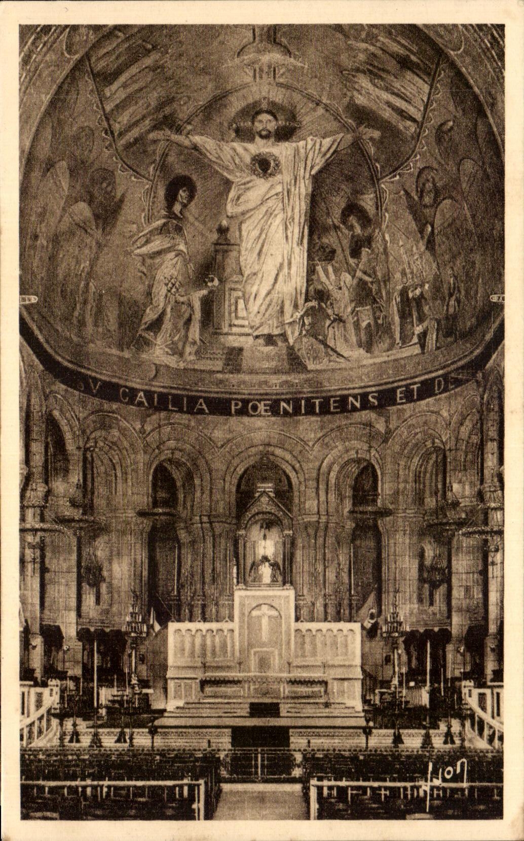 CPA Paris En Flanant Basilique Du Sacre Coeur De Montmartre Le Choeur