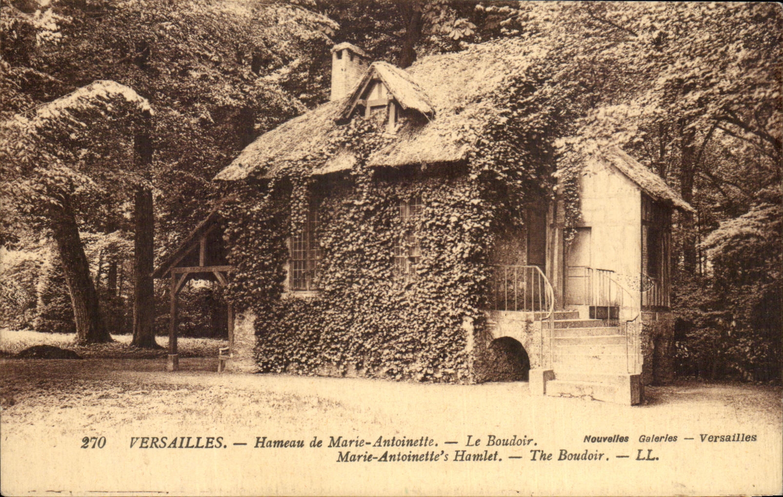 CPA Versailles Hameau De Marie Antoinette Le Boudoir Marie Antoinette's Hamlet