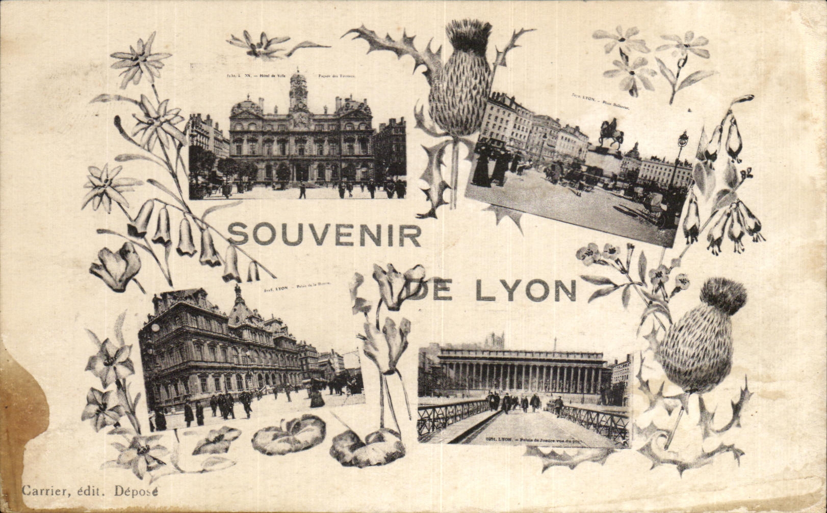 CPA Souvenir Of Lyon