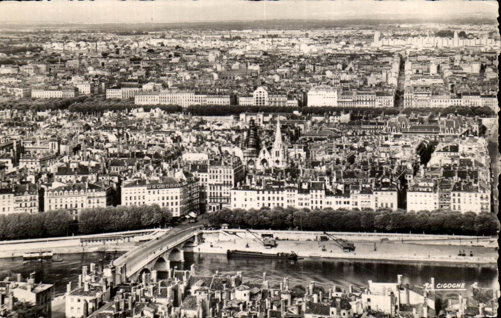 CPSM Lyon View Taken De Fouviere