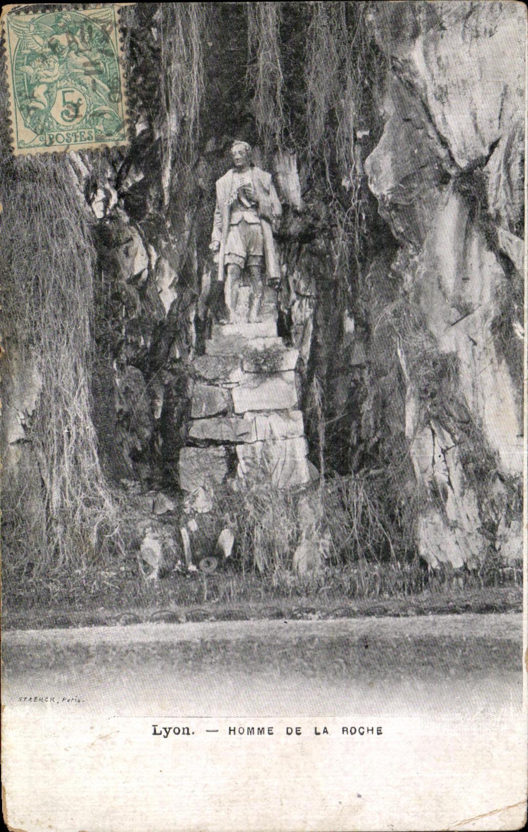 CPA Lyon Man Of the Rock