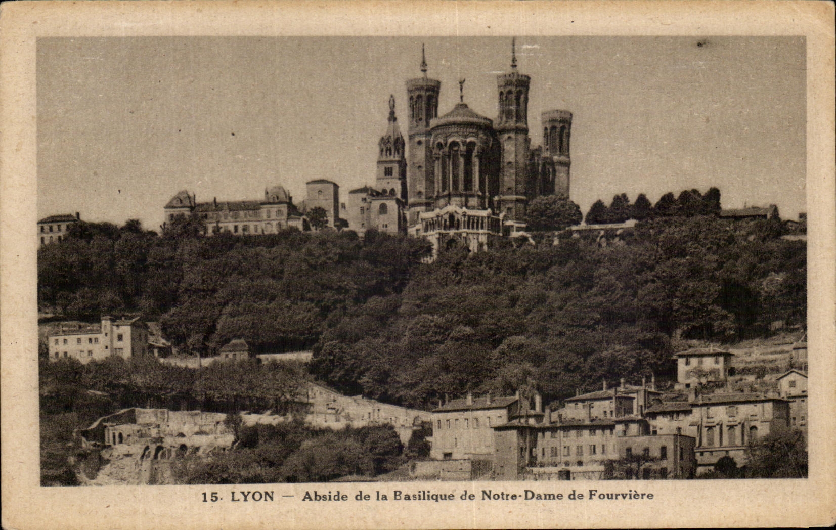 CPA Lyon Apse Of the Basilica Of Notre Dame De Fourviere