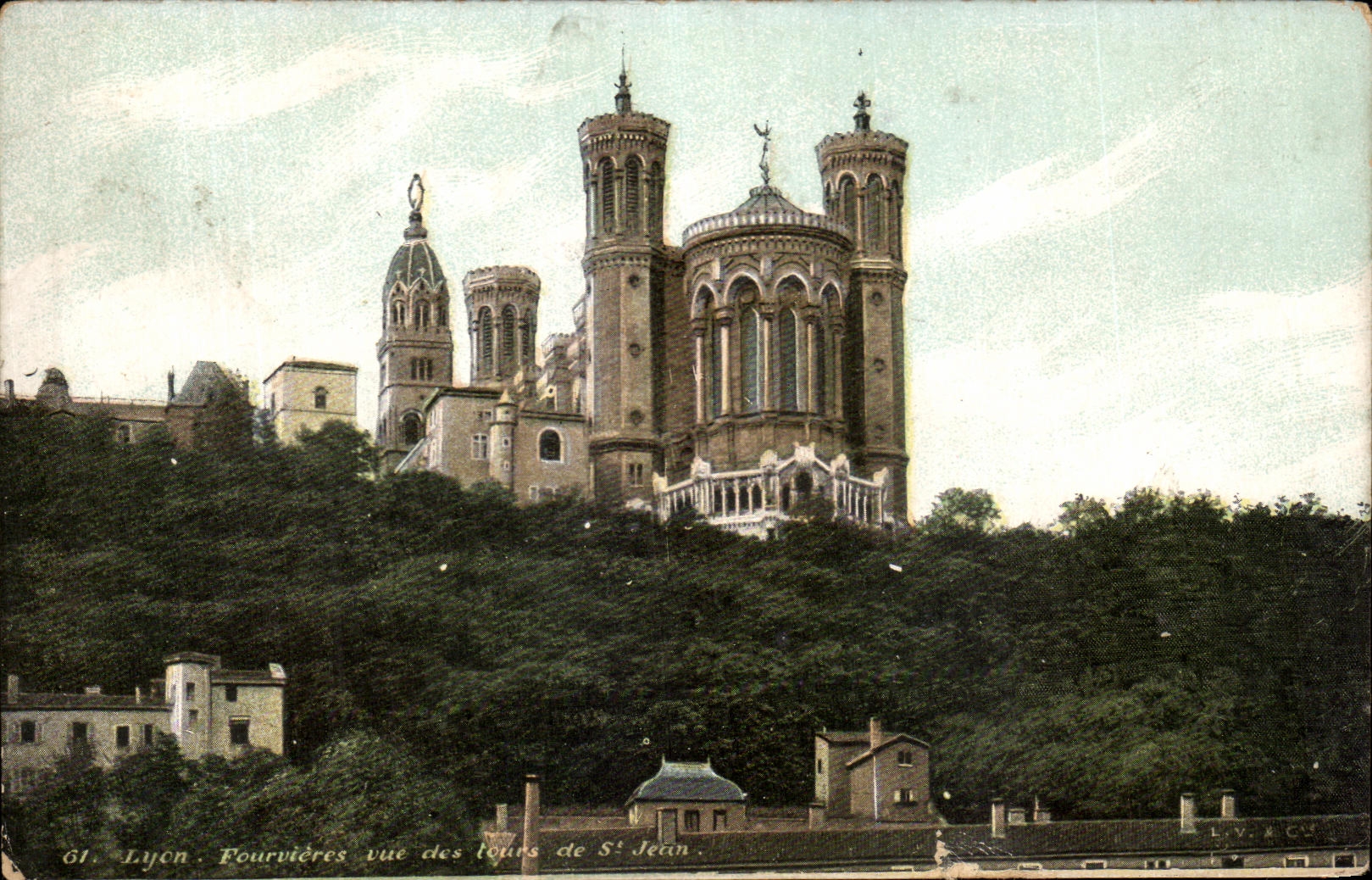 CPA Lyon Fourvieres seen of Tours of St Jean