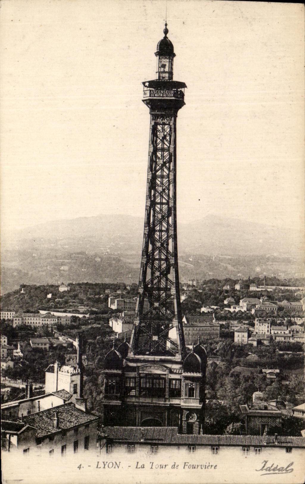 CPA Lyon the Tower of Fourviere