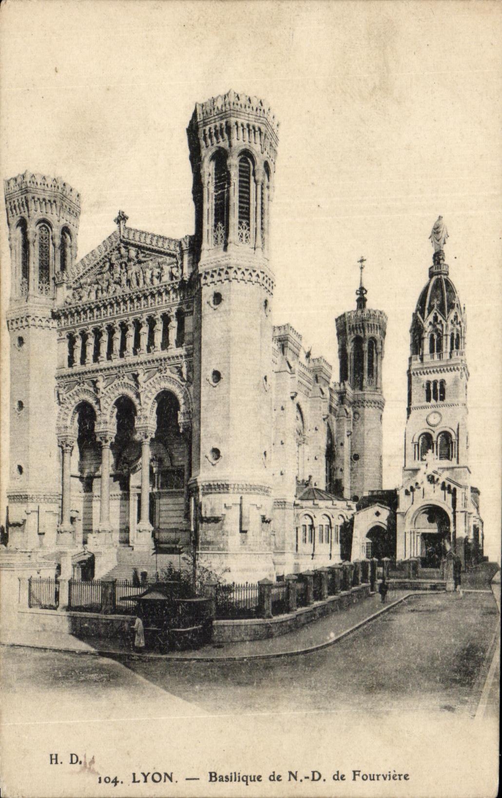 CPA Lyon Basilica of Fourviere