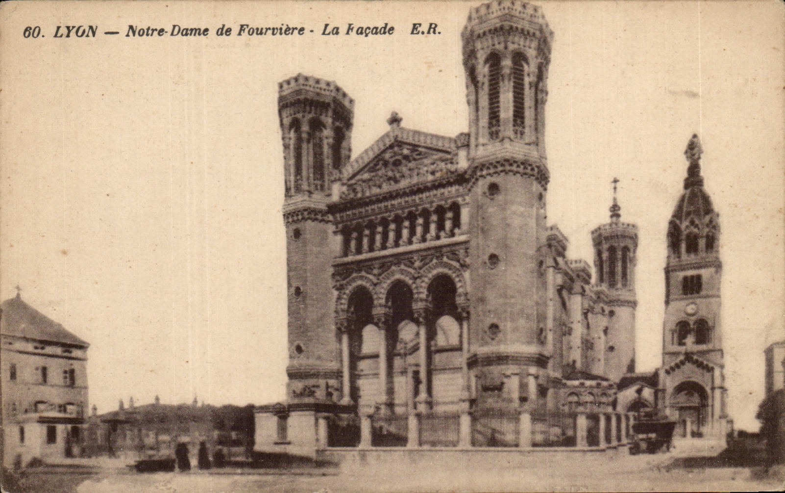 CPA Lyon Notre Dame de Fourviere the Frontage