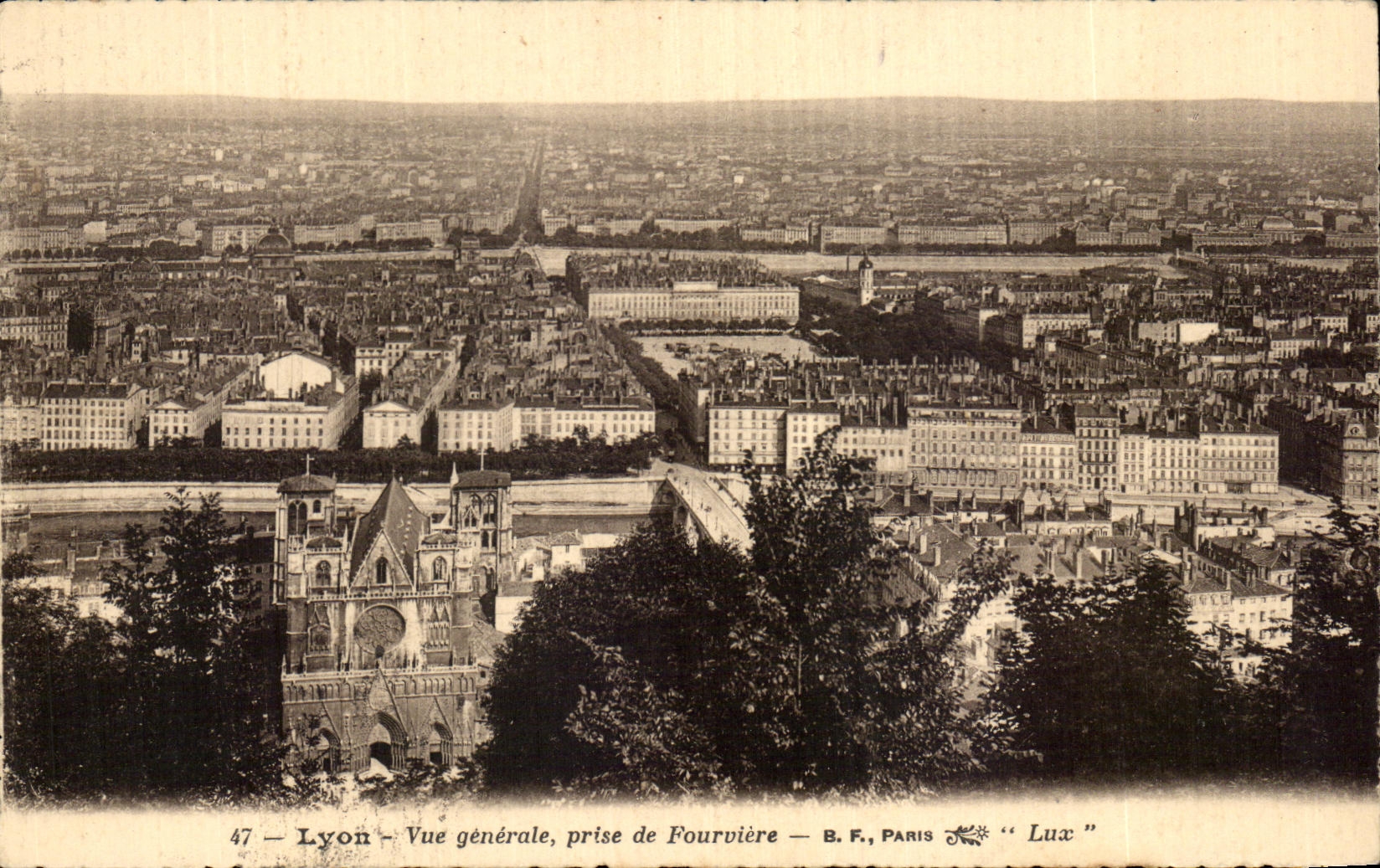 CPA Lyon View taken of Fourviere