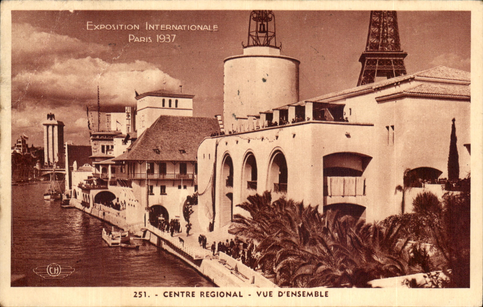 International CPA Exposition Paris Centers Regional international Sight Unit Paris Exposition bets 1937 Eiffel Tower