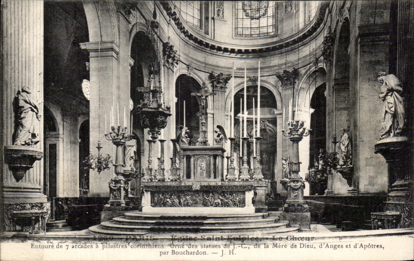 CPA Paris Church Saint Sulpice Chorus