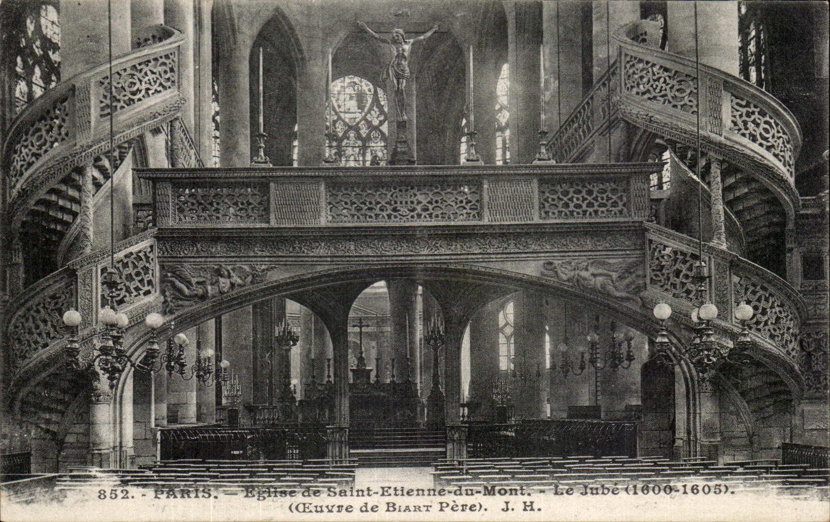 CPA Paris Church of Saint Etienne of the Mount Jube