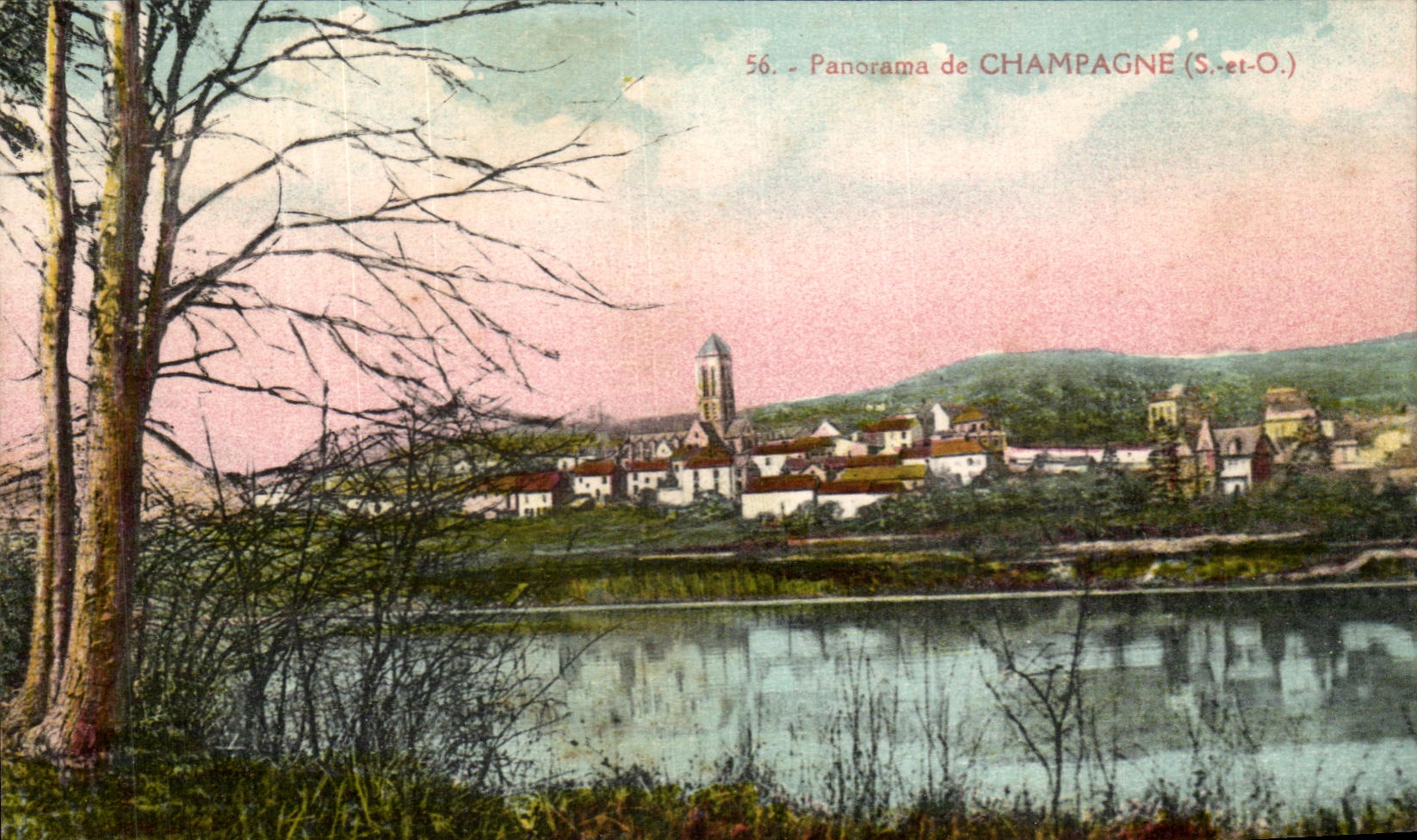 CPA Panorama of Champagne