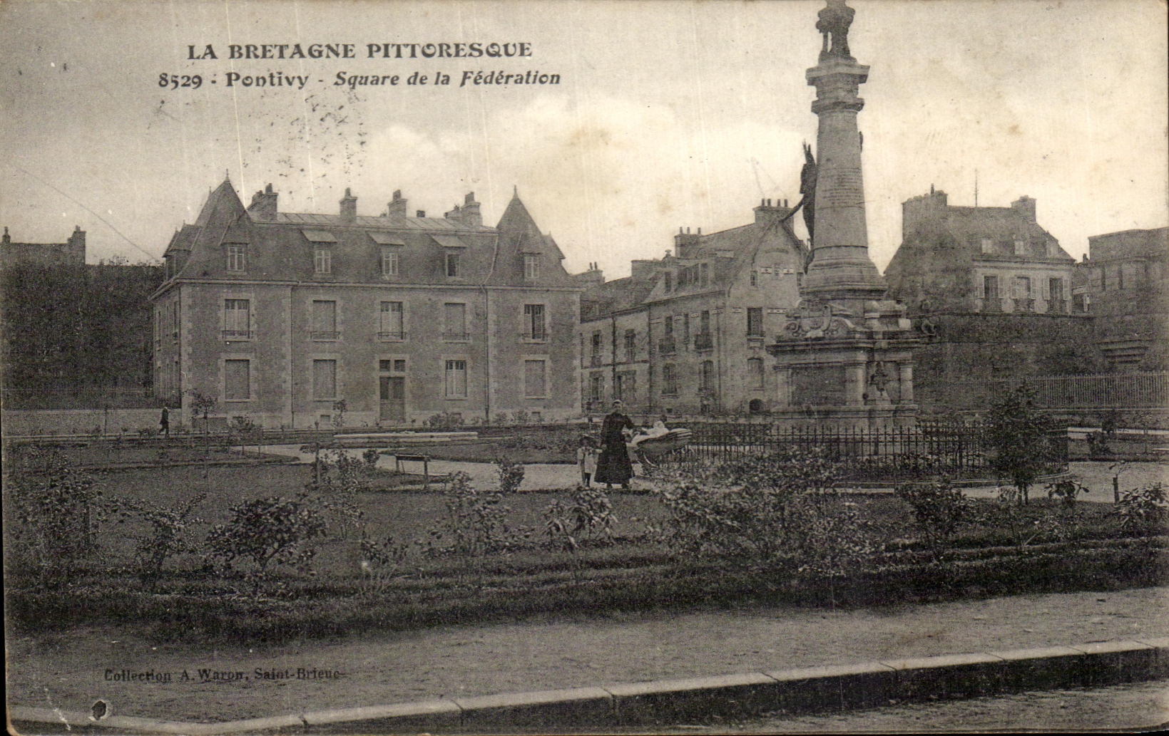 CPA Ponitvy Public garden of the federation