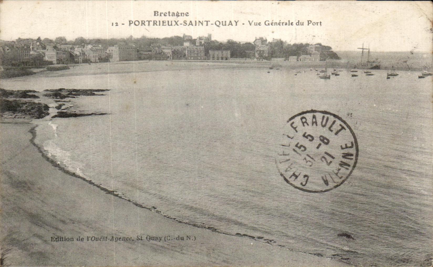 CPA General Brittany Portrieux Saint Quay Veu Of the Port