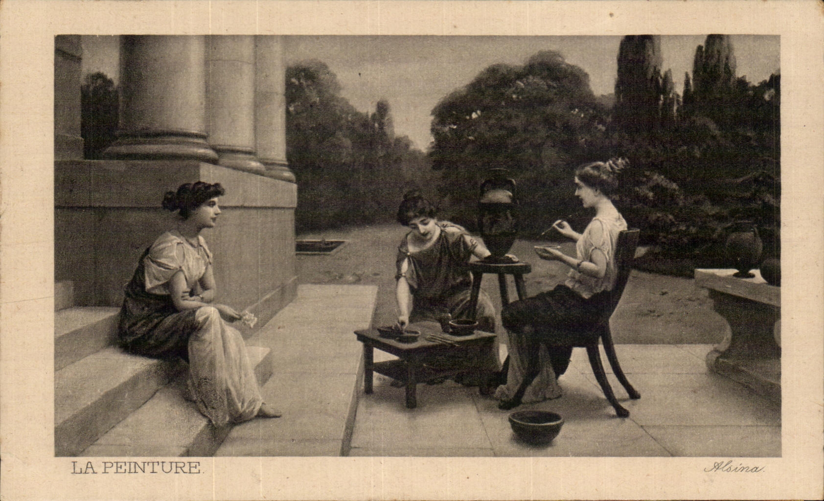 CPA La Peinture Alsina