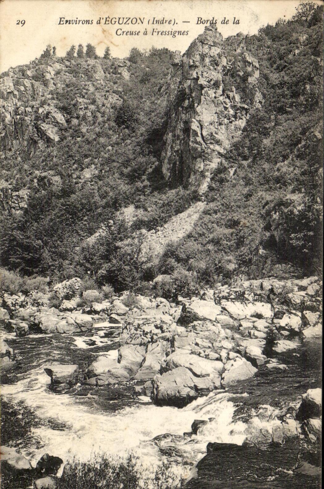 CPA Environs of Eguzon Bords Of Hollow has Fressignes