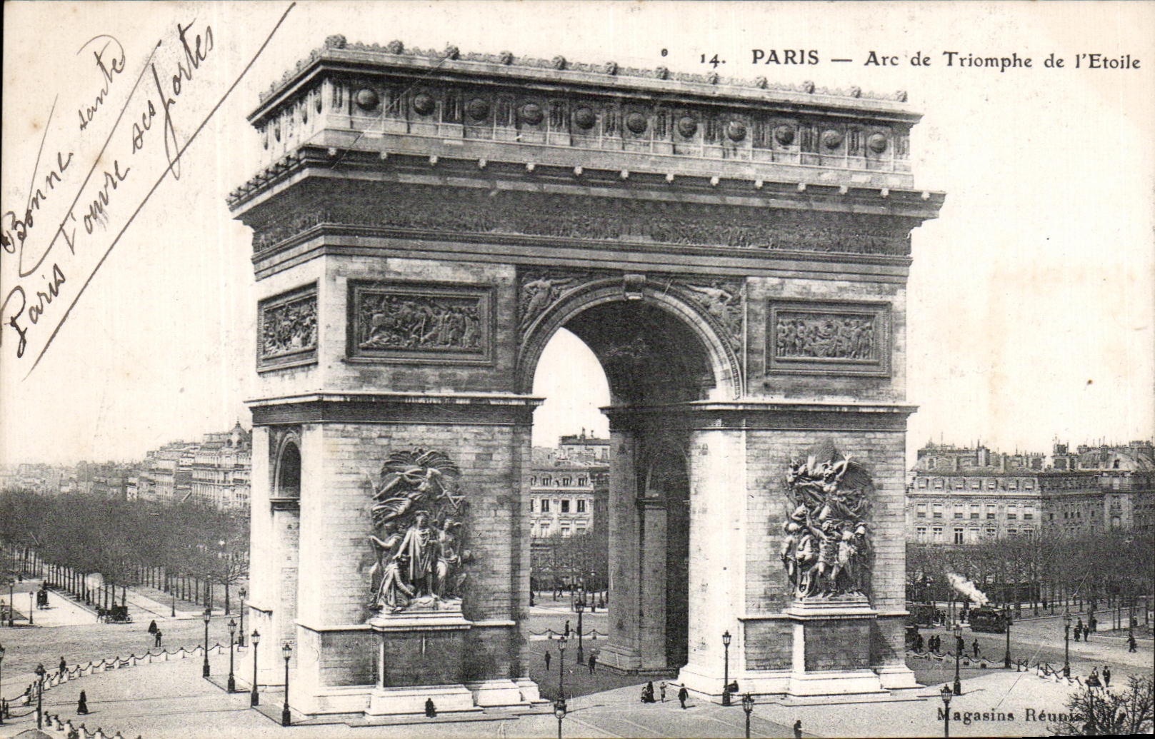 CPA Paris Arc De Triomphe De l'Etoile