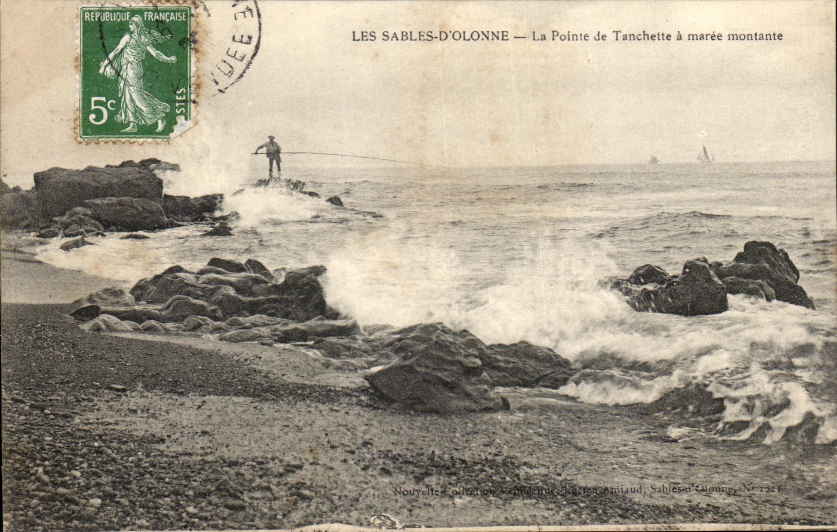 CPA Sables d'Olonne Top of Tanchette has Rising Tide