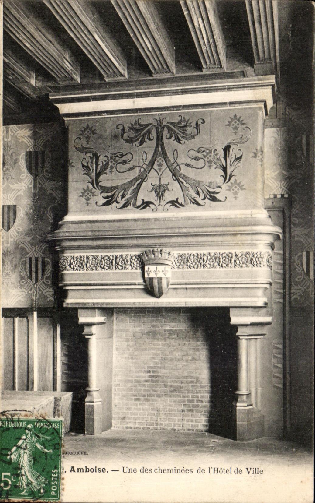 CPA Amboise One Of las chimeneas Of el ayuntamiento