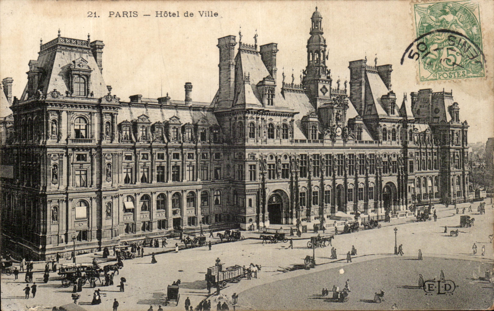 CPA Paris Town hall