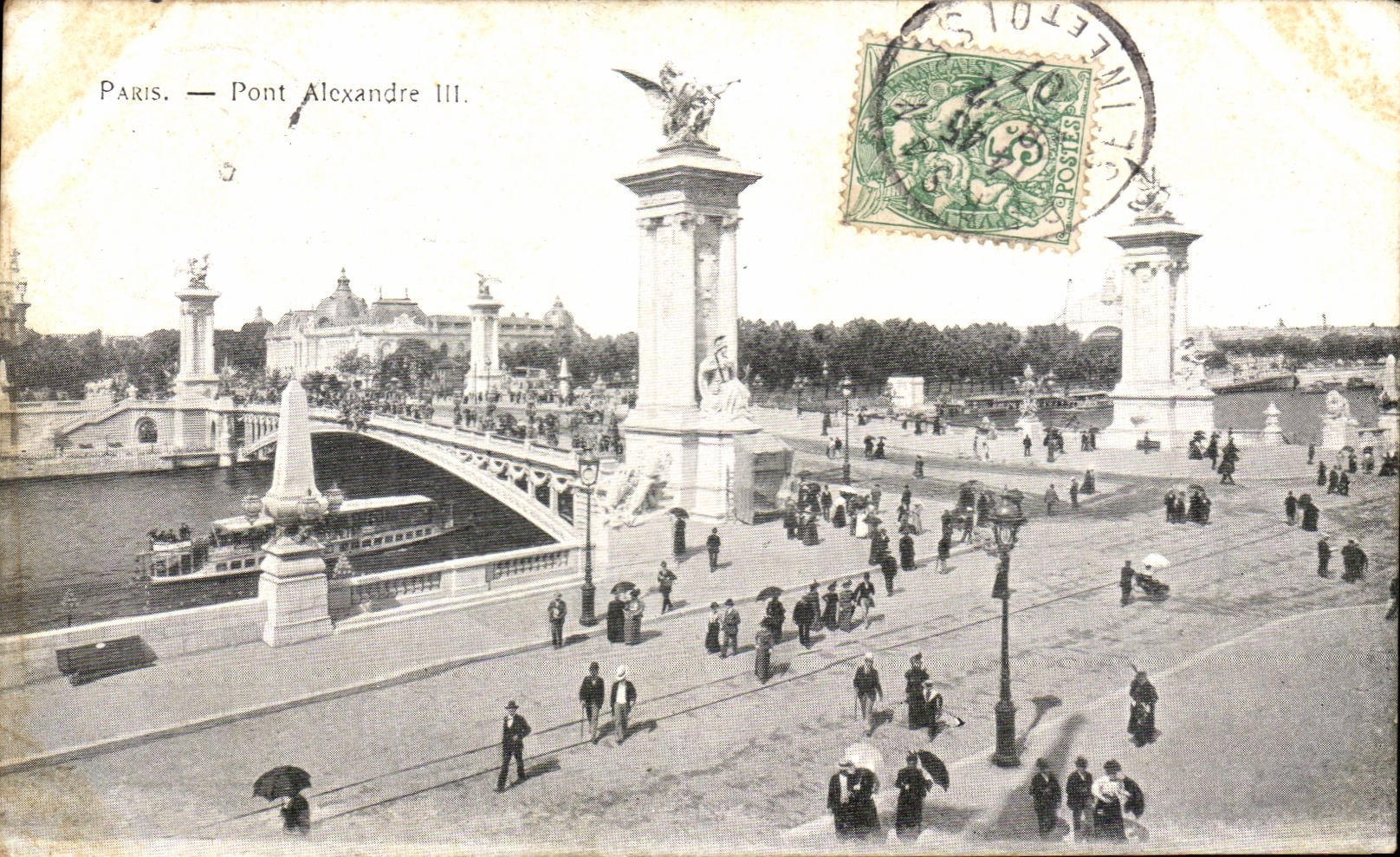 CPA Paris Bridge Alexandre III