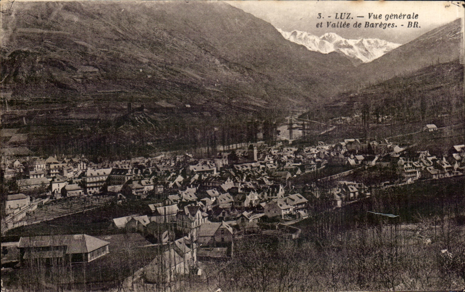 CPA Luz View and Valley of Bareges