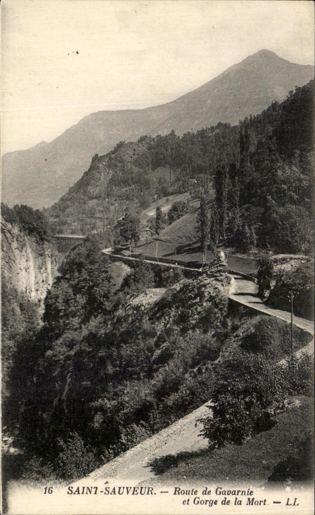 CPA Saint Saver Road of Gavarnie and Gorge of Death