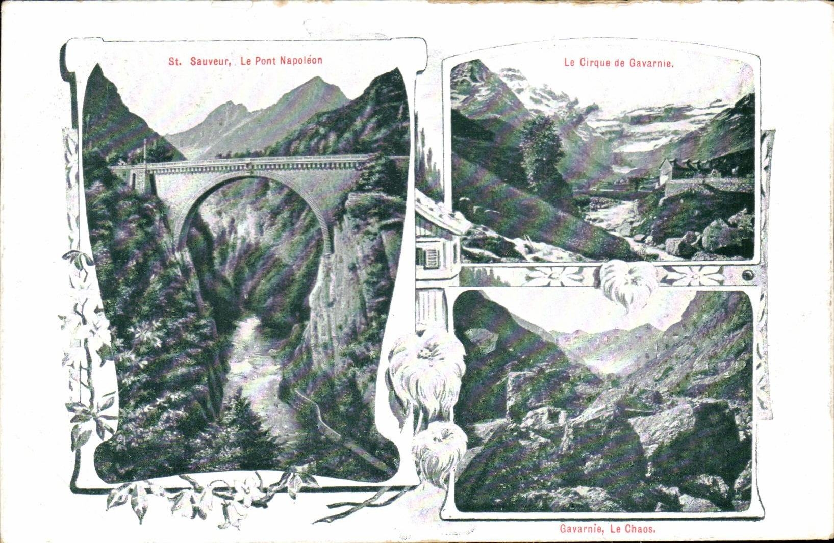 CPA Saver the Napoleon Bridge the Circus and Gavarnie