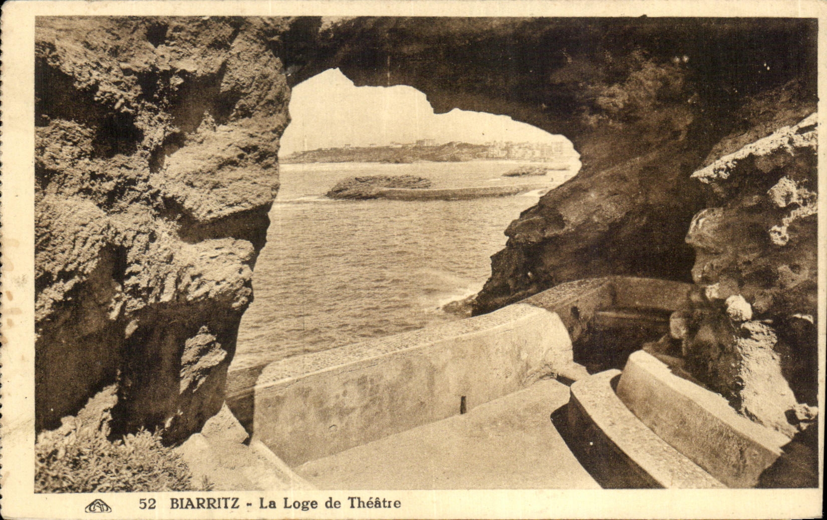 CPA Biarritz La Loge De Theatre