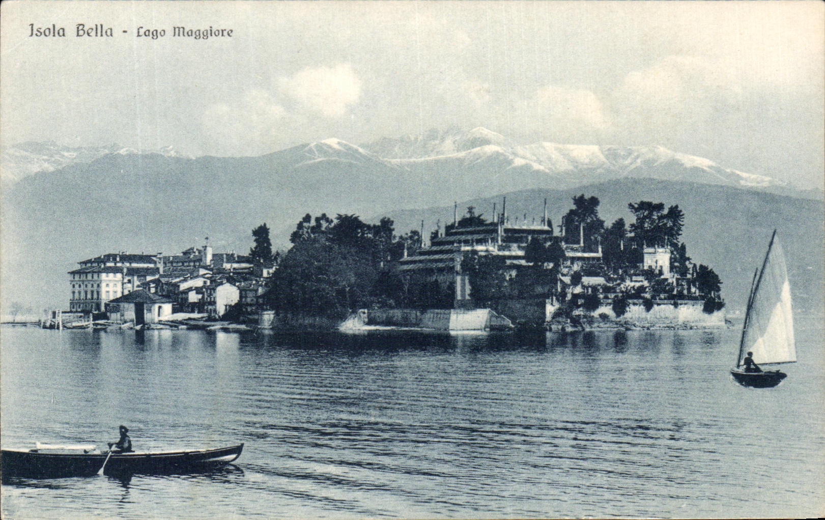 Lago aislado Italia Maggiore de CPA Bella