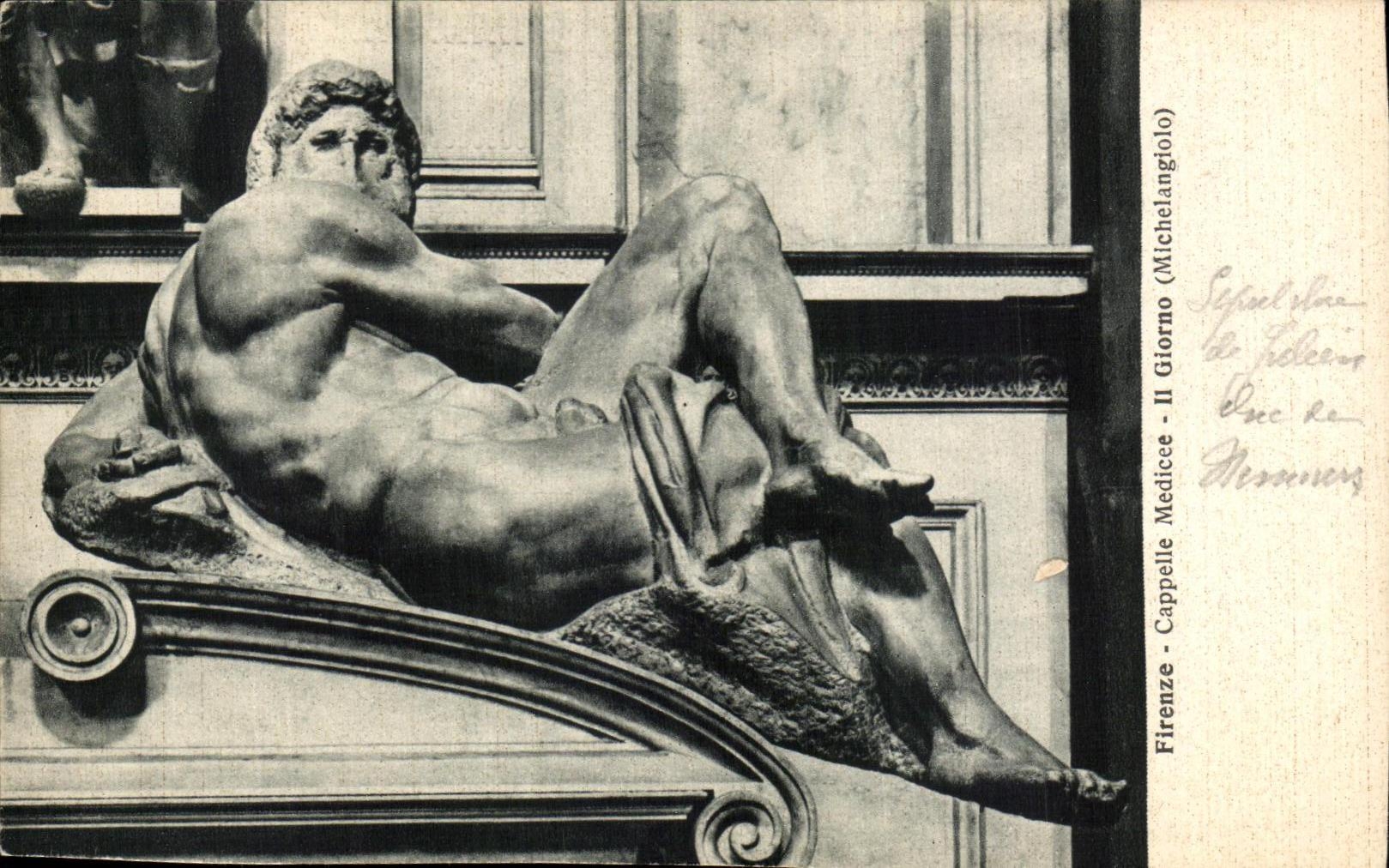 Medicee de CPA Italia Firenze Cappelle el giorno Michelangelo