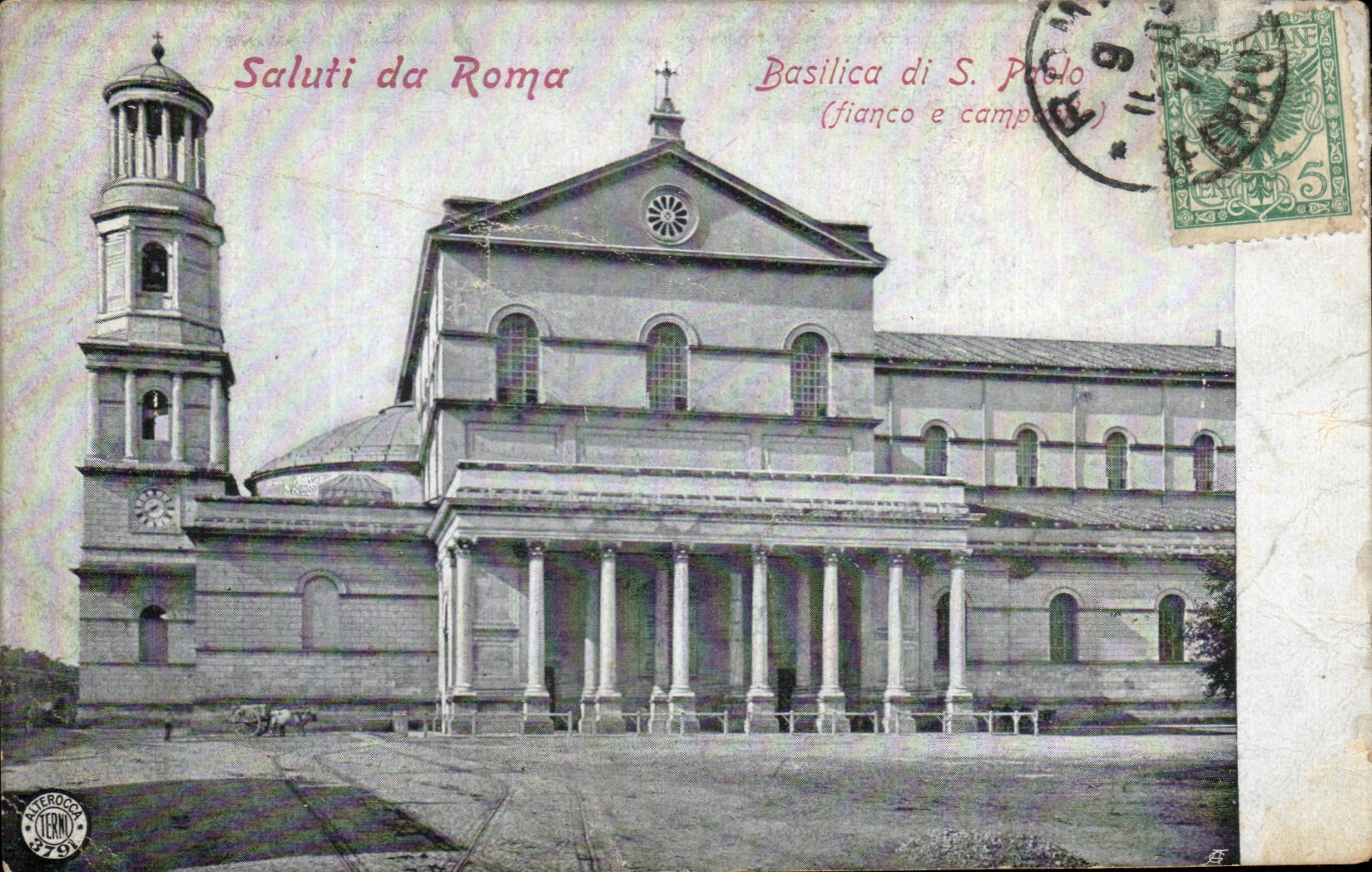 CPA Italie Roma Basilica di S Paolo