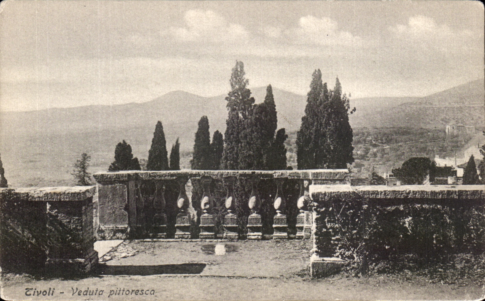 Pittoresca de CPA Italia Tivoli Veduta
