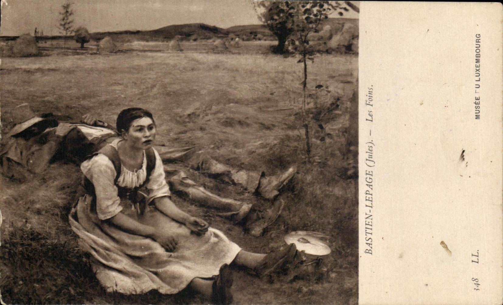 CPA Bastien Lepage Les foins Musee du Luxembourg 