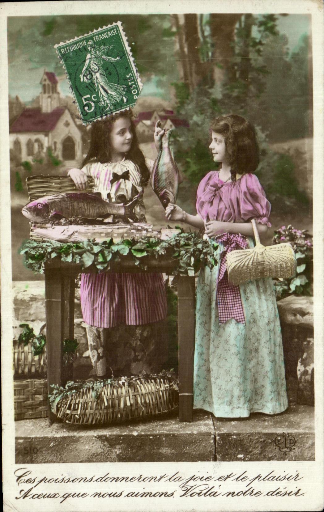 Ninos de Poisson de la fantasia de CPA