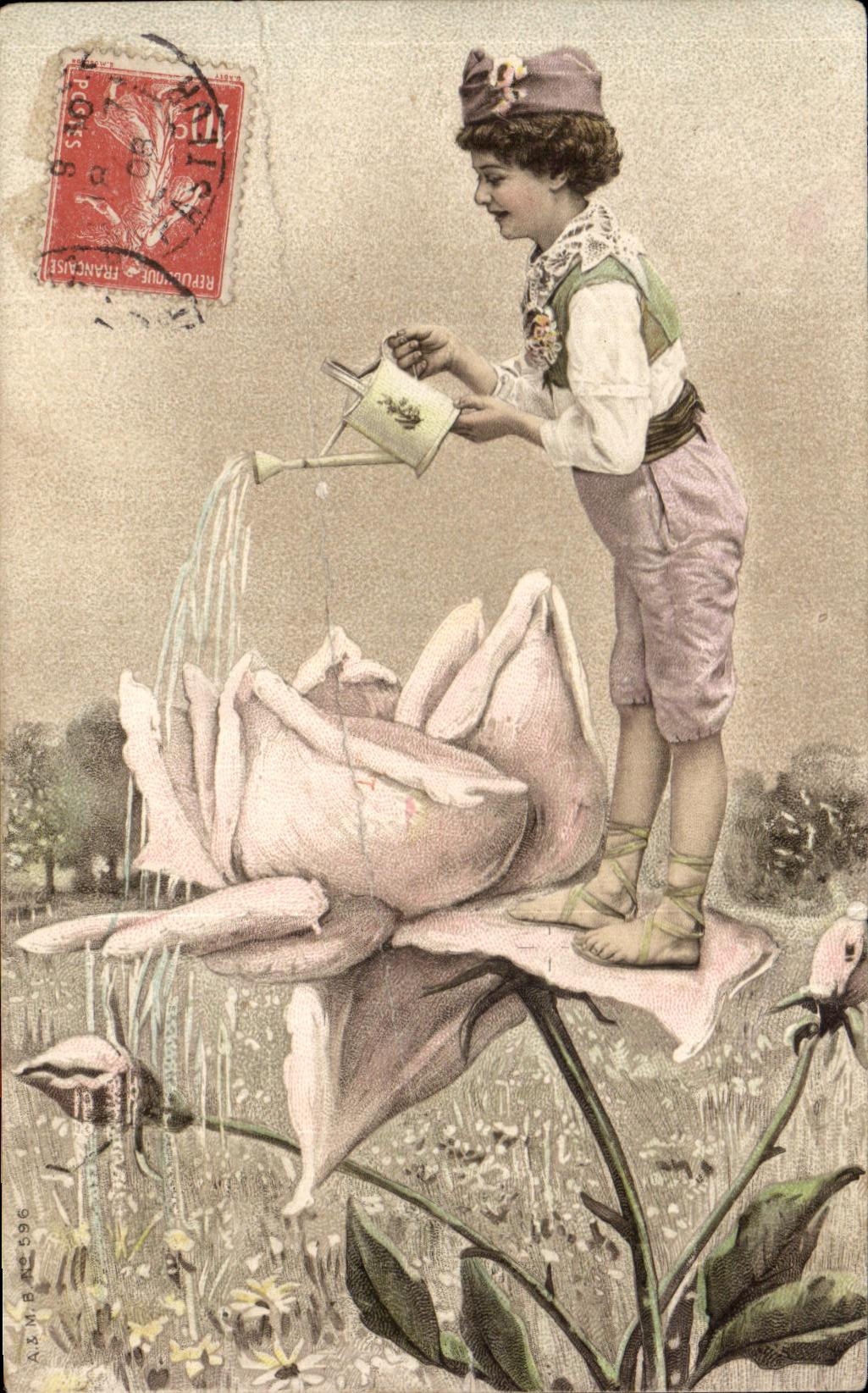 Regadera del nino de la fantasia de CPA