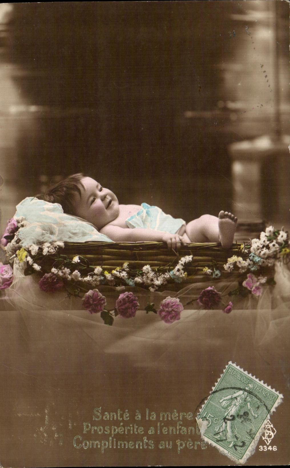 Bebe del nino de la fantasia de CPA