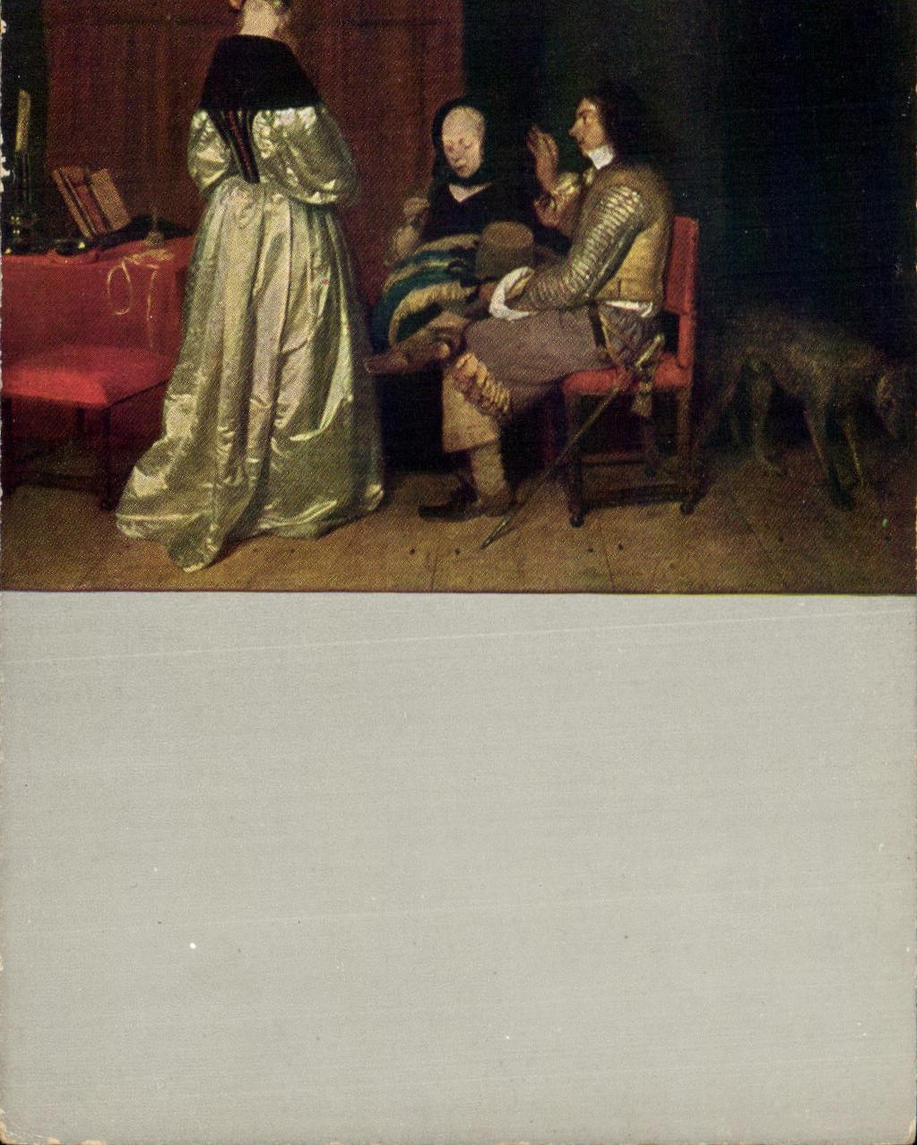 CPA Amsterdam Gerard Terboch Vaterliche Ermahnung 