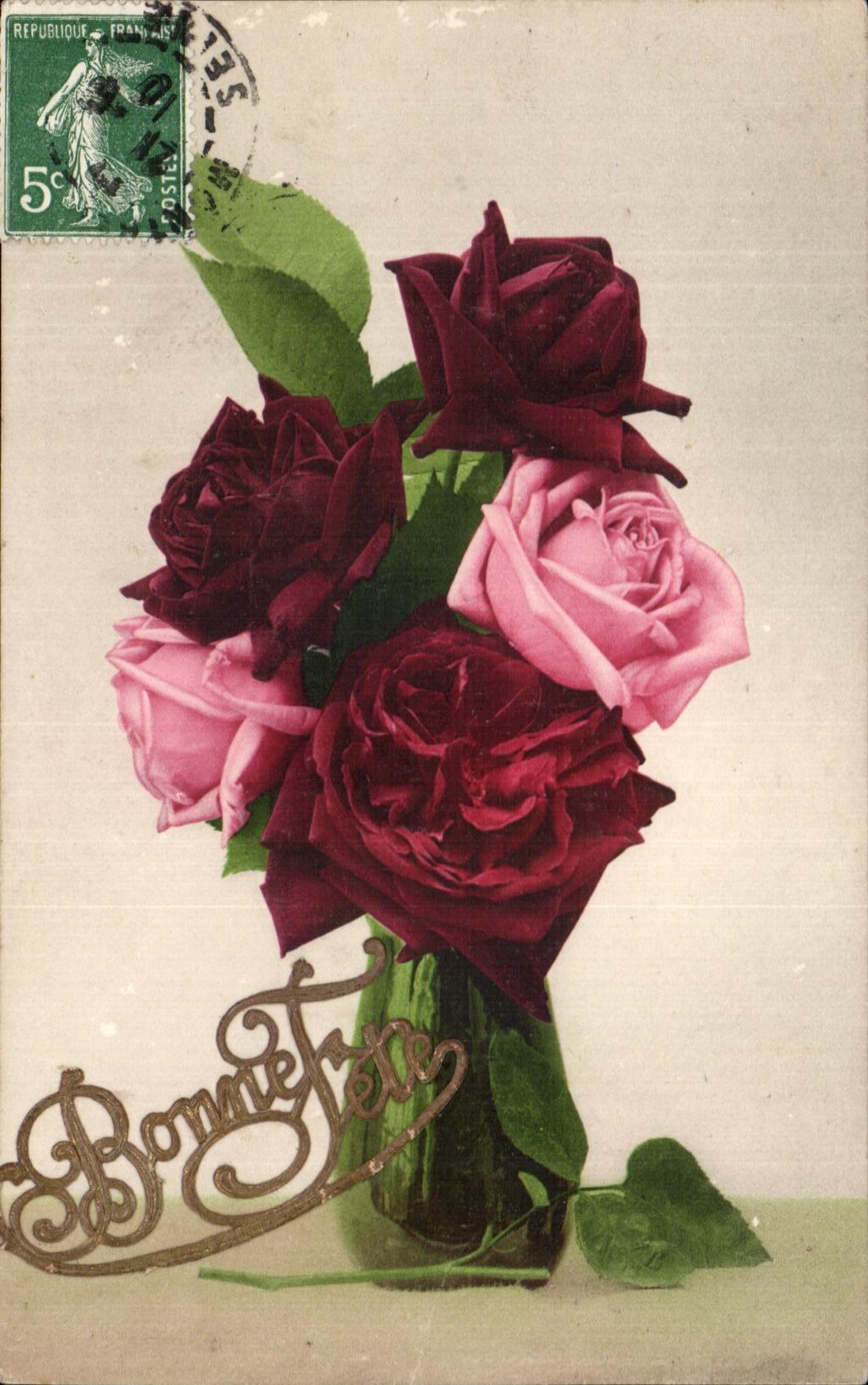 La fantasia de CPA florece rosas